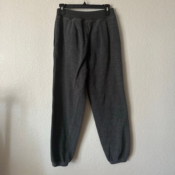 Aerie Sherpa Fleece Corset Jogger Dark Gray Size Small - Picture 3 of 6